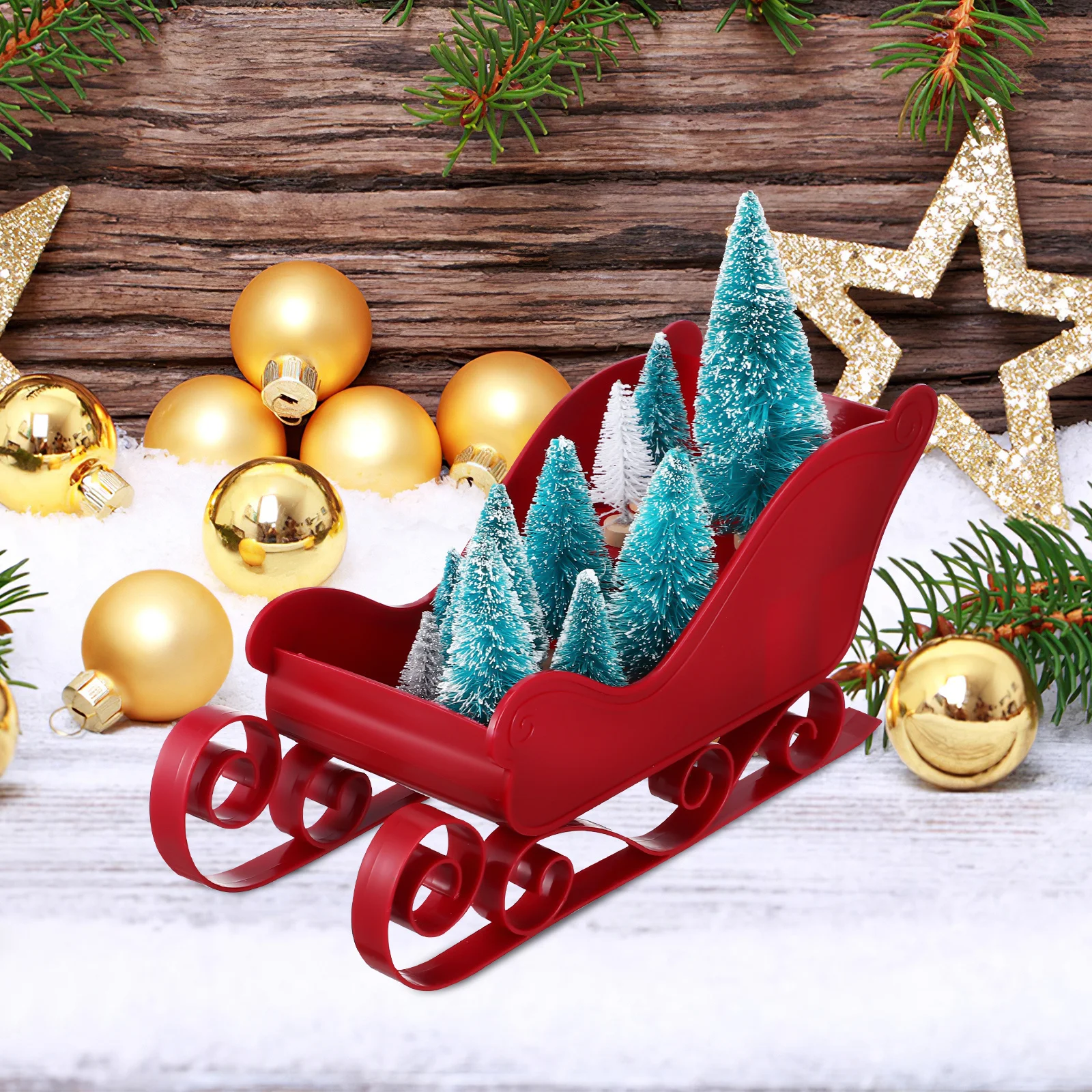 2Pcs Christmas Sleigh Ornament Versatile Decorative Sled for Christmas Tree Table Party Photography Use Xmas Craft Festive
2Pcs Christmas Sleigh Ornament Versatile Decorative Sled for Christmas Tree Table Party Photography Use Xmas Craft Festive