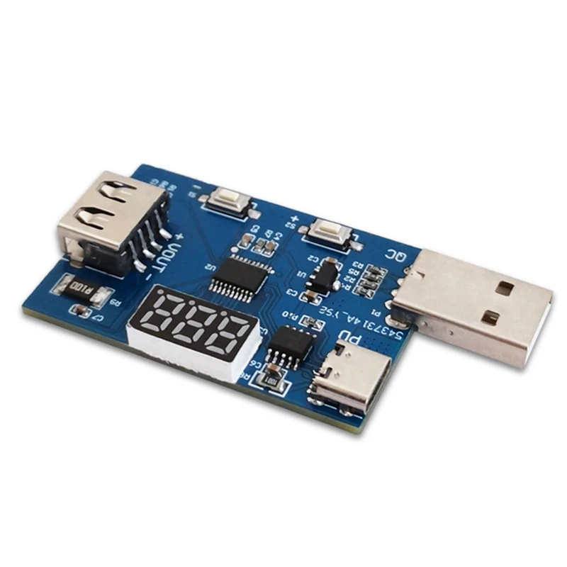 QC2.0 QC3.0 PD3.0 модуль приманки PCB 3,6-20 в Регулируемая многофункциональная зарядная головка напряжения Тестовый старение модуль
QC2.0 QC3.0 PD3.0 модуль приманки PCB 3,6-20 в Регулируемая многофункциональная зарядная головка напряжения Тестовый старение модуль
