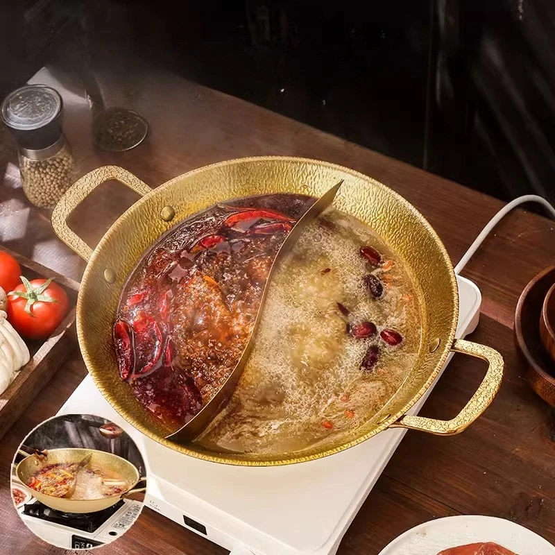 304 Three-layer Stainless Steel Hot Pot, Commercial Chongqing Hotpots, Mandarin Duck Pot Induction Cooker Chafing Dish Buffet
304 Three-layer Stainless Steel Hot Pot, Commercial Chongqing Hotpots, Mandarin Duck Pot Induction Cooker Chafing Dish Buffet