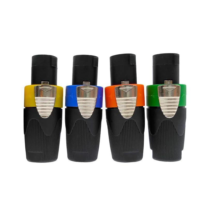 10PC Speakon 4 Pole Plug Speaker Powercon connector Male Professional audio power plug
10PC Speakon 4 Pole Plug Speaker Powercon connector Male Professional audio power plug
