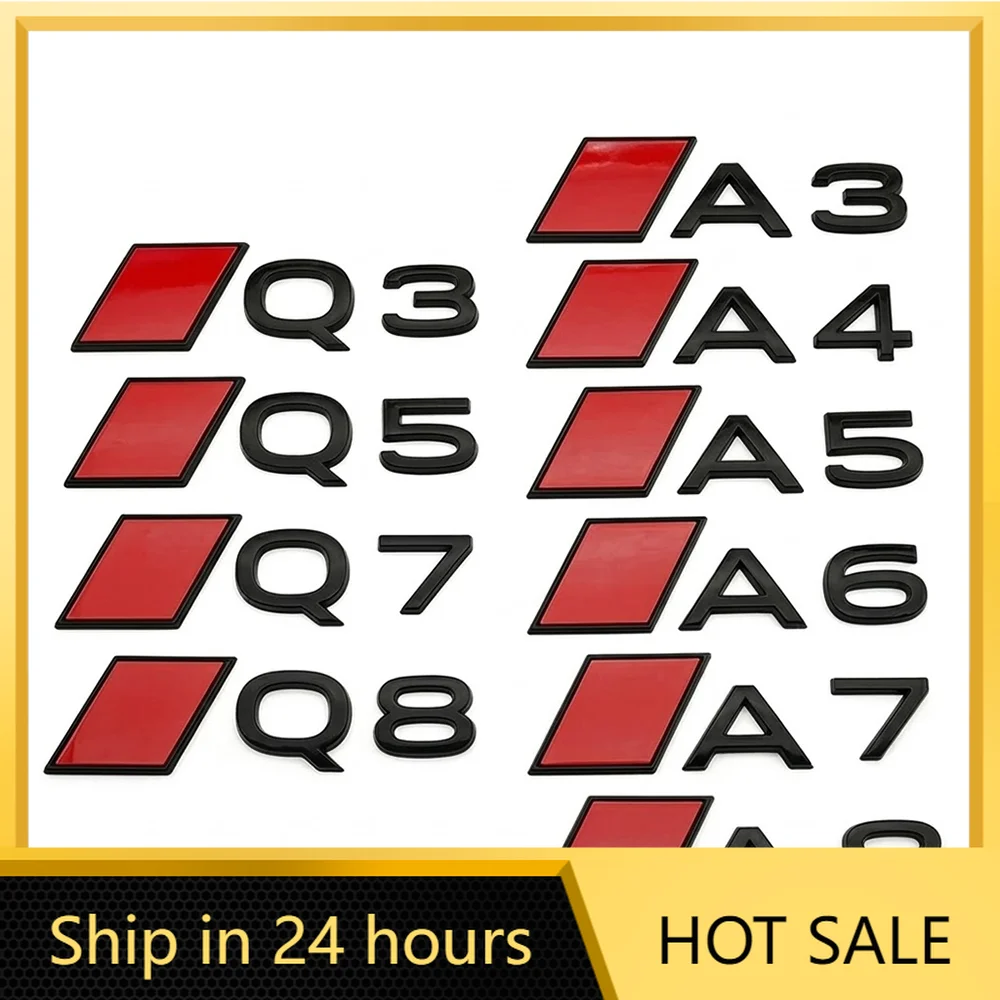 NEW 3D ABS Car Styling logo A3 A4 Q3 Q5 Rear Trunk Badge Emblem Sticker For Audi A3 A4 A5 A6 A7 A8 Q3 Q5 Q7 Q8 Auto Accessories
NEW 3D ABS Car Styling logo A3 A4 Q3 Q5 Rear Trunk Badge Emblem Sticker For Audi A3 A4 A5 A6 A7 A8 Q3 Q5 Q7 Q8 Auto Accessories