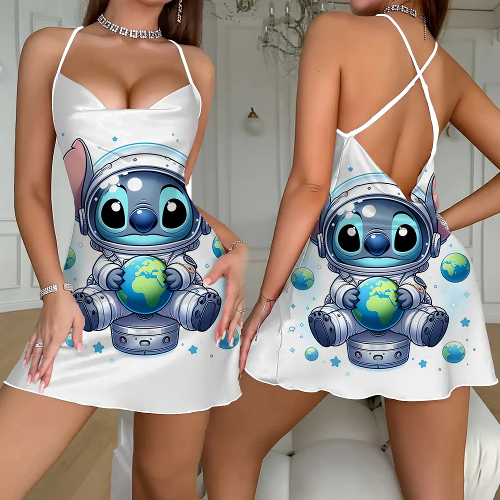 Sexy Fashion Sleeveless Sleeping Dress for Women Ruffled Edge Design Female Suspender Sleepwear Cartoon Pattern Women's Pajama
Sexy Fashion Sleeveless Sleeping Dress for Women Ruffled Edge Design Female Suspender Sleepwear Cartoon Pattern Women's Pajama