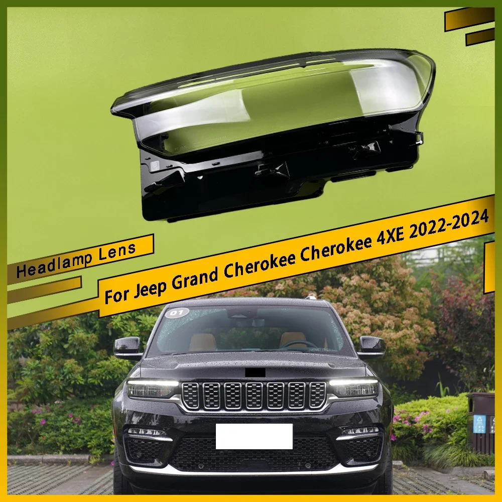 For Jeep Grand Cherokee Cherokee 4XE 2022 2023 2024 Auto Light Caps Car Headlight Cover Lampshade Lamp Case Glass Lens Shell
For Jeep Grand Cherokee Cherokee 4XE 2022 2023 2024 Auto Light Caps Car Headlight Cover Lampshade Lamp Case Glass Lens Shell