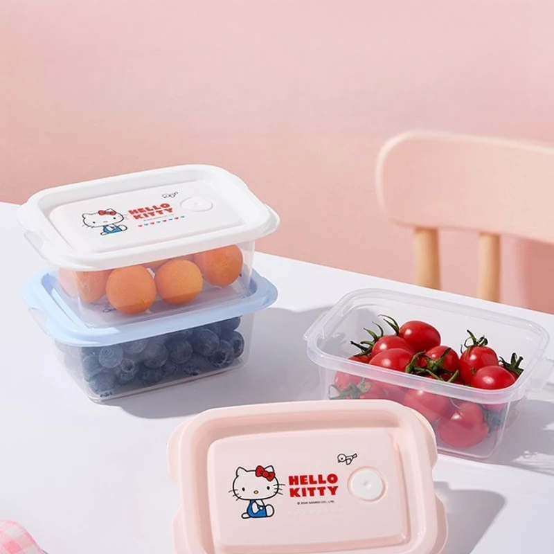 Anime Cartoon Kawaii KT Crisper Box Leak Proof Refrigerator Frozen with Lid Microwave Available Convenient Easy To Clean Sanrio
Anime Cartoon Kawaii KT Crisper Box Leak Proof Refrigerator Frozen with Lid Microwave Available Convenient Easy To Clean Sanrio