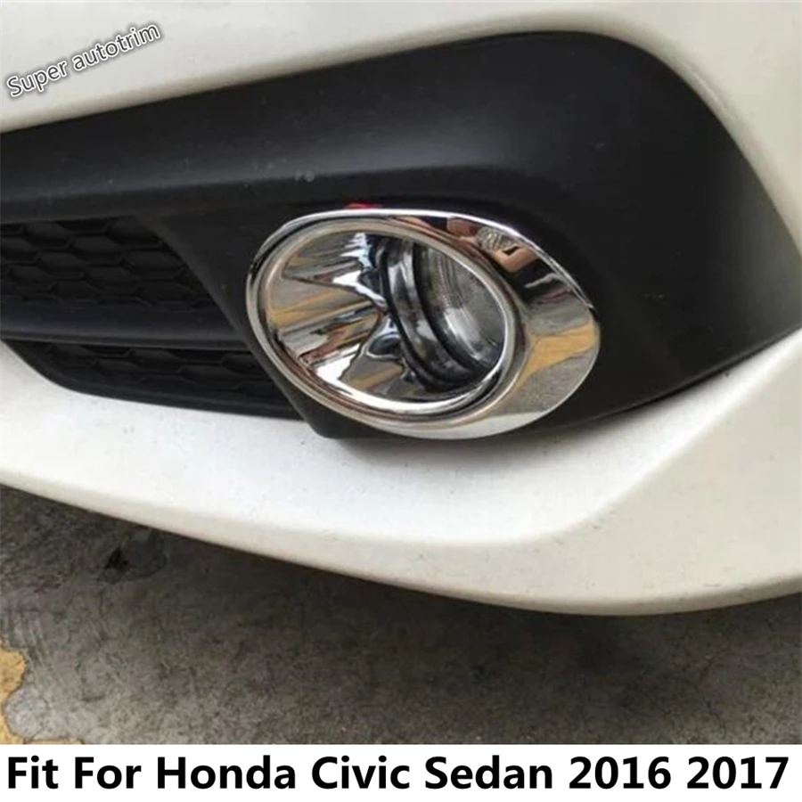 Front Bumper Fog Lamps Lights Ring Circle Decoration Cover Trim For Honda Civic 2016 2017 ABS Chrome Accessories Exterior Kit
Front Bumper Fog Lamps Lights Ring Circle Decoration Cover Trim For Honda Civic 2016 2017 ABS Chrome Accessories Exterior Kit