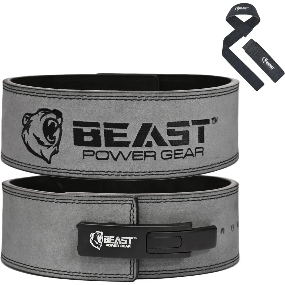 Weight Lifting Belt Lever Buckle 10MM 13MM Thick & 4 Inches Free Strap Weightlifting, Powerlifting, Deadlifts, Squats Men Women
Weight Lifting Belt Lever Buckle 10MM 13MM Thick & 4 Inches Free Strap Weightlifting, Powerlifting, Deadlifts, Squats Men Women