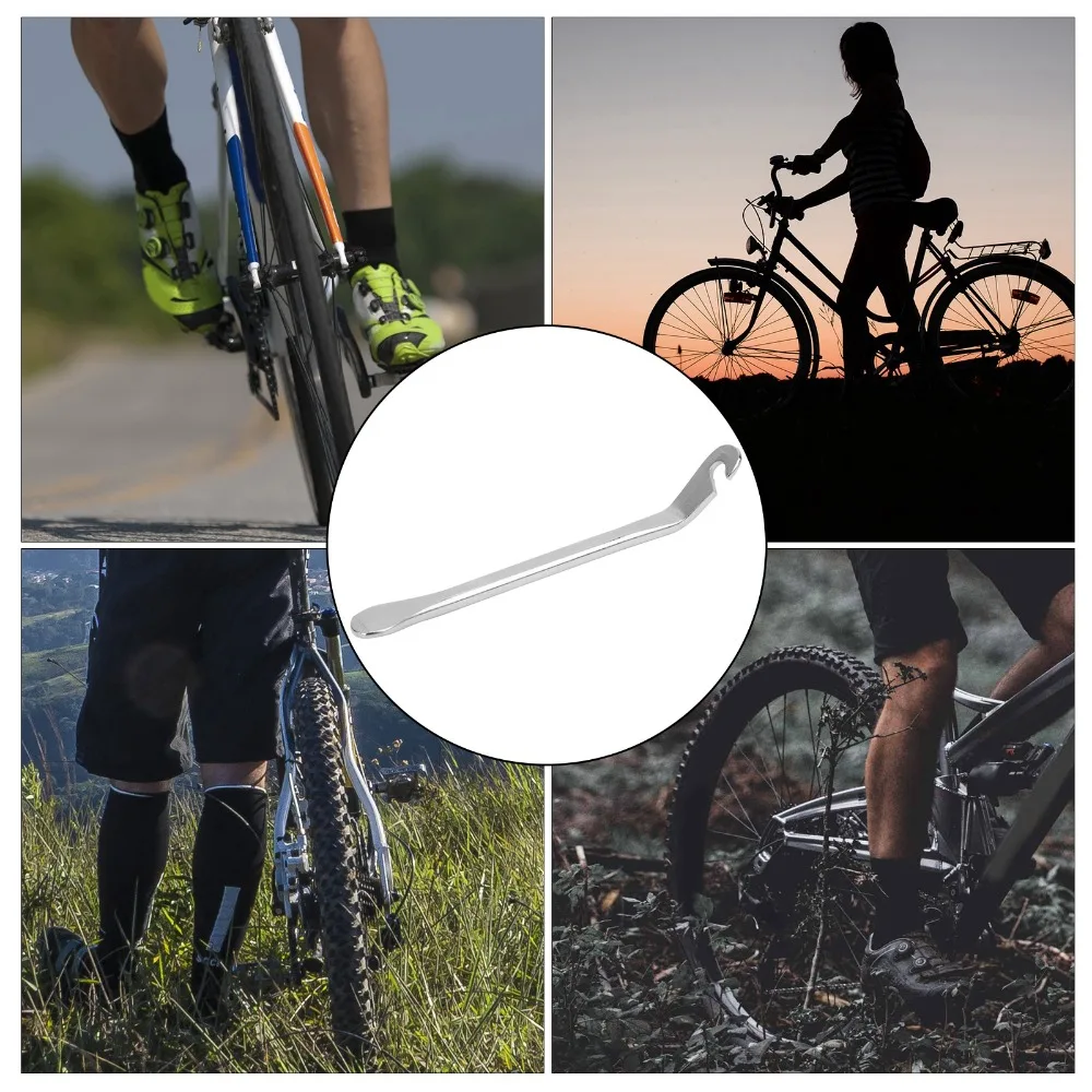 8PCS Portable 45# Steel Bike Tire Levers Curved Premium Bike Tire Pry Bar Silver 11.5cm Tire Repair Bar Tire Changing
8PCS Portable 45# Steel Bike Tire Levers Curved Premium Bike Tire Pry Bar Silver 11.5cm Tire Repair Bar Tire Changing