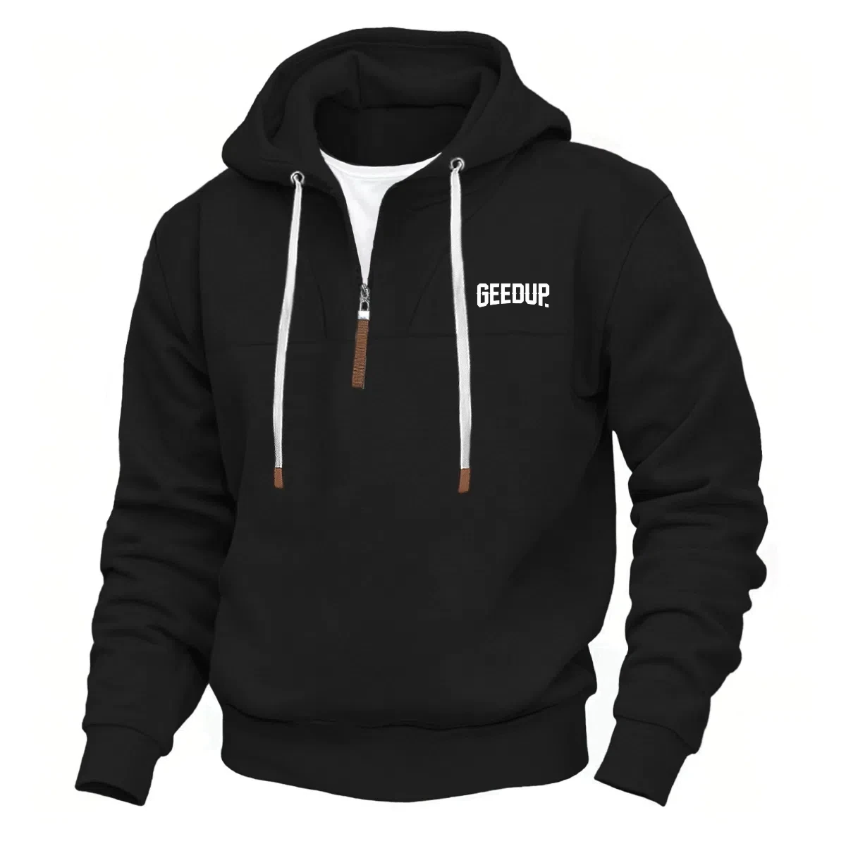 Men's Thick Half-Zip Hooded Sweatshirt Double-Stitched Patchwork Long-Sleeved Loose Large-Sized Trendy Casual Pullover 
Men's Thick Half-Zip Hooded Sweatshirt Double-Stitched Patchwork Long-Sleeved Loose Large-Sized Trendy Casual Pullover