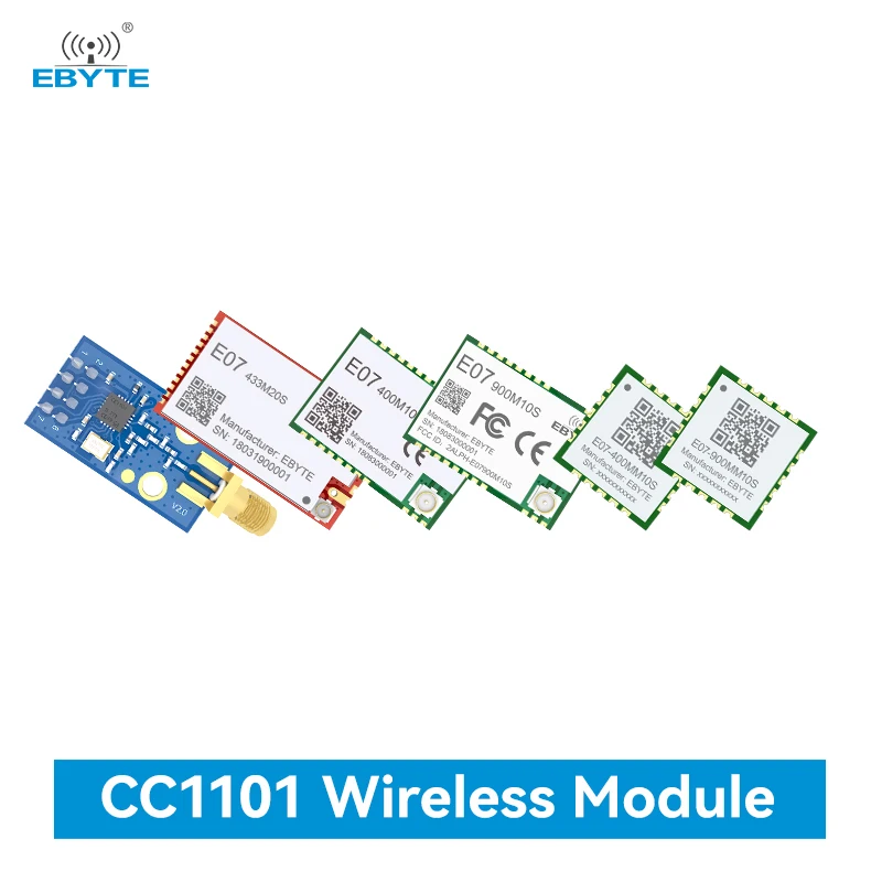 CC1101 Wireless RF Module 433Mhz E07 Module Stamp Hole Antenna Long Range 1.5km SMD Package SPI Wireless Module
CC1101 Wireless RF Module 433Mhz E07 Module Stamp Hole Antenna Long Range 1.5km SMD Package SPI Wireless Module