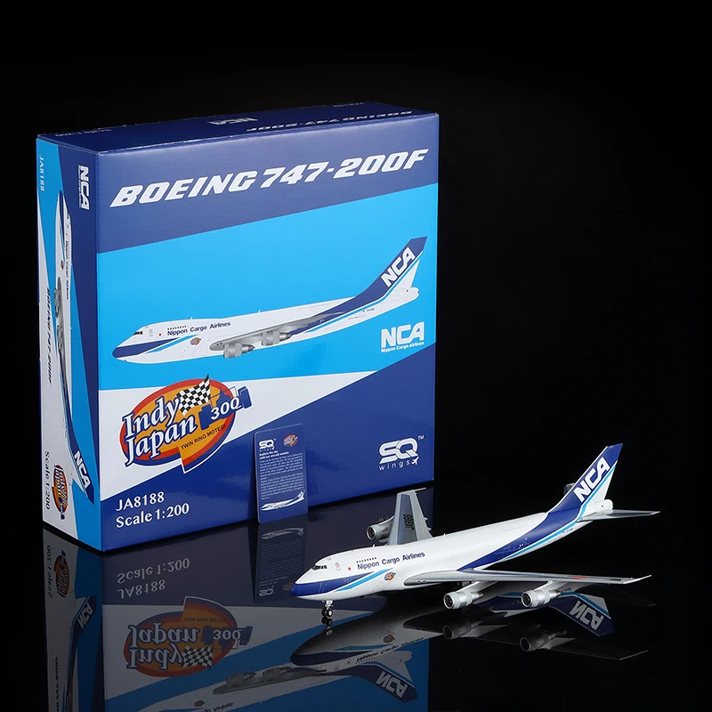 L2189 Alloy Collectible Plane Gift SQ Wings 1:200 Nippon Cargo Airlines Boeing B747-200F Diecast Aircraft Jet Model JA8188
L2189 Alloy Collectible Plane Gift SQ Wings 1:200 Nippon Cargo Airlines Boeing B747-200F Diecast Aircraft Jet Model JA8188