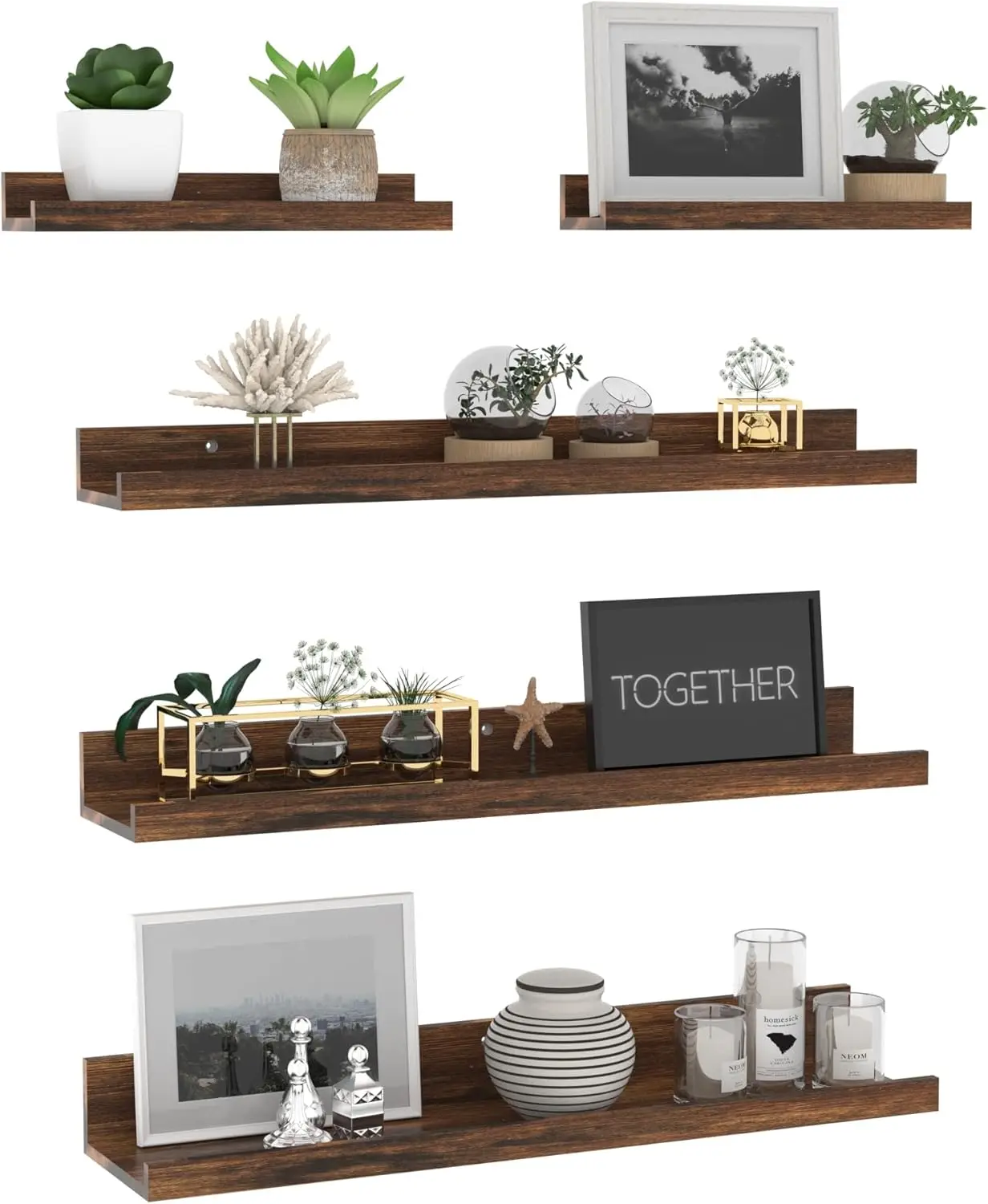 24 Inch Wall Mounted Floating Shelves Set of 5, Rustic Wood Wall Shelves for Bathroom, Bedroom, Kitchen, Living Room St
24 Inch Wall Mounted Floating Shelves Set of 5, Rustic Wood Wall Shelves for Bathroom, Bedroom, Kitchen, Living Room St