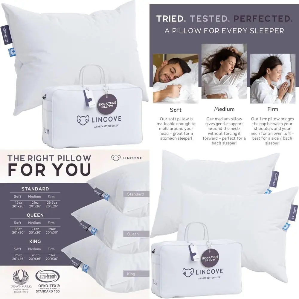 Роскошная подушка из 100% натурального канадского белого пуха — идеально подходит для спины, живота и боковых спален — мощность заполнения 800
Роскошная подушка из 100% натурального канадского белого пуха — идеально подходит для спины, живота и боковых спален — мощность заполнения 800