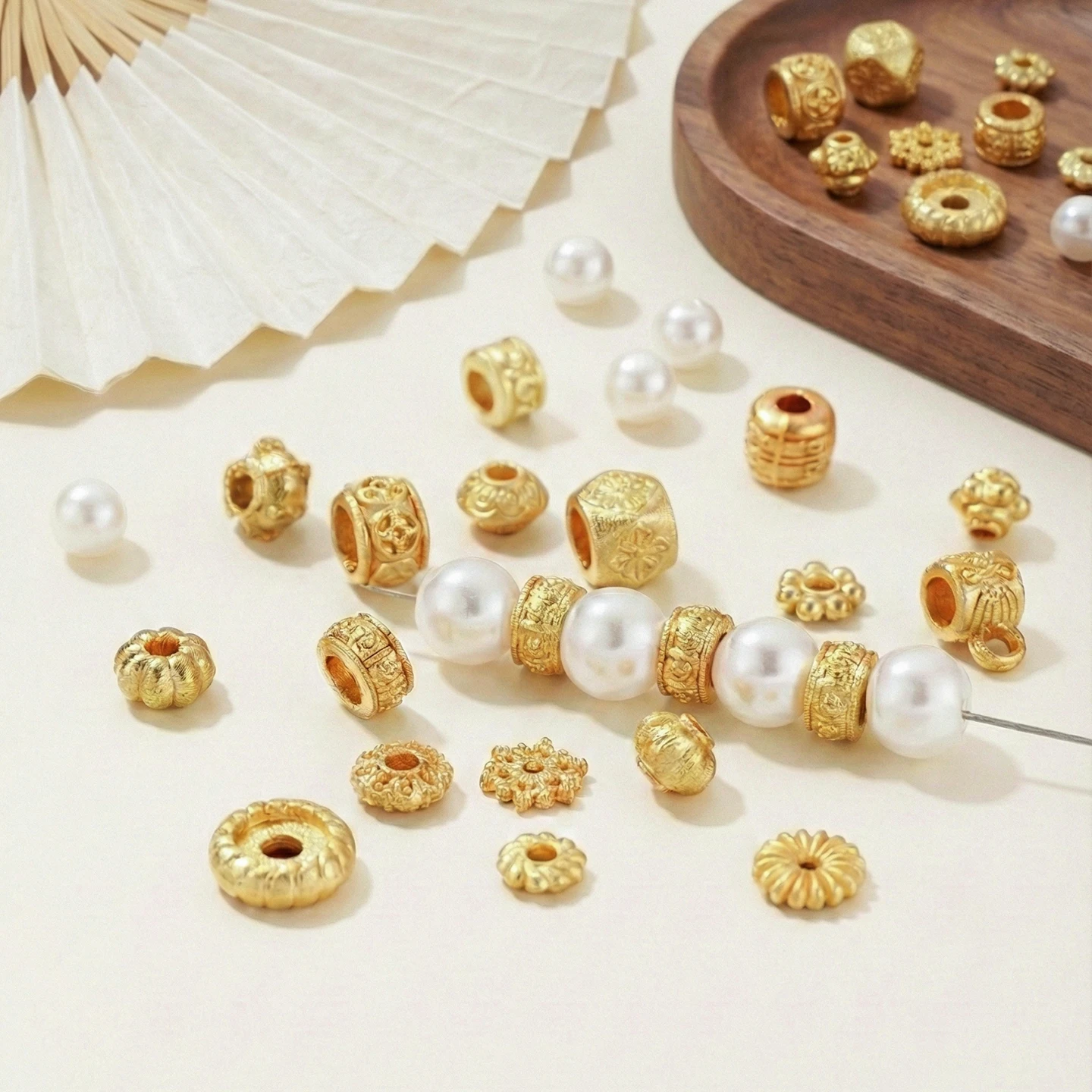5Pcs Sand Gold Alloy Spacer Bead Charms Frosted Loose Beads for DIY Bracelets Necklace Jewelry Making Findings Accessories
5Pcs Sand Gold Alloy Spacer Bead Charms Frosted Loose Beads for DIY Bracelets Necklace Jewelry Making Findings Accessories