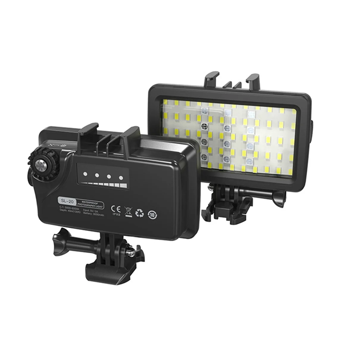 BABP LED Photographic Lighting for SLR Camera 40M Waterproof Diving LED Night Light Diving Lamp for Gopro
BABP LED Photographic Lighting for SLR Camera 40M Waterproof Diving LED Night Light Diving Lamp for Gopro