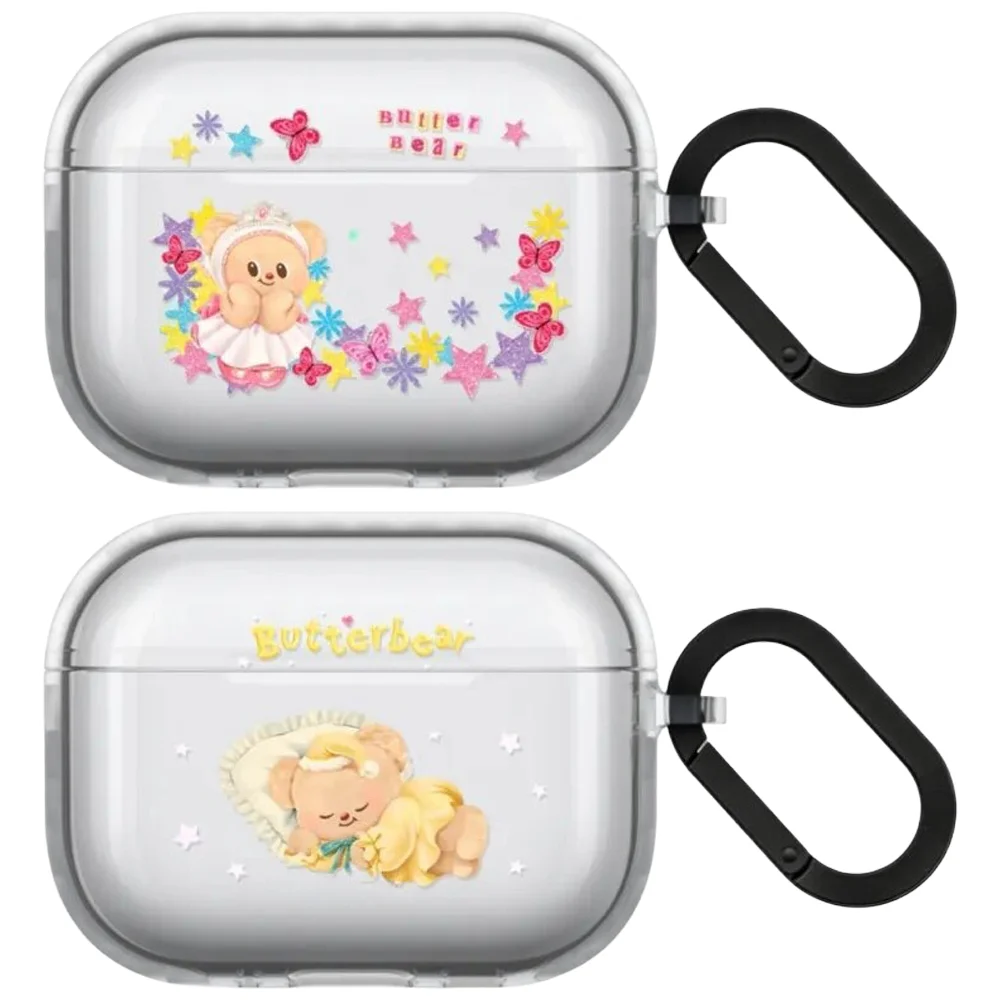 Stars Bears TPU Transparent Protective Case for AirPods Pro3 Pro 4 3 Pro Earbuds Charging Box Cover with Hook Cartoon
Stars Bears TPU Transparent Protective Case for AirPods Pro3 Pro 4 3 Pro Earbuds Charging Box Cover with Hook Cartoon