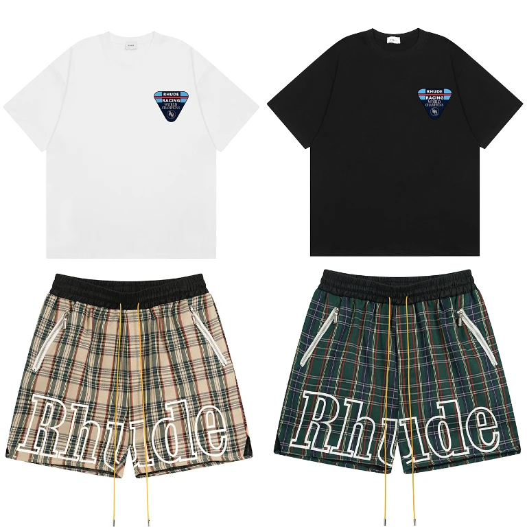 2026 Hot New Rhude Red Plaid Shorts Men Streetwear Drawstring Elastic Waist Zip Pockets Casual Summer Shorts
2026 Hot New Rhude Red Plaid Shorts Men Streetwear Drawstring Elastic Waist Zip Pockets Casual Summer Shorts