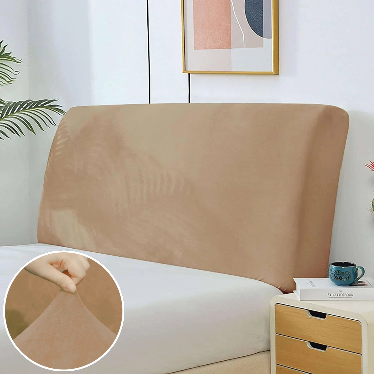 Velvet Bed Headboard Cover All-Inclusive Design Solid Color Elastic Protection Headboard Protection Cover for Single Double King
Velvet Bed Headboard Cover All-Inclusive Design Solid Color Elastic Protection Headboard Protection Cover for Single Double King
