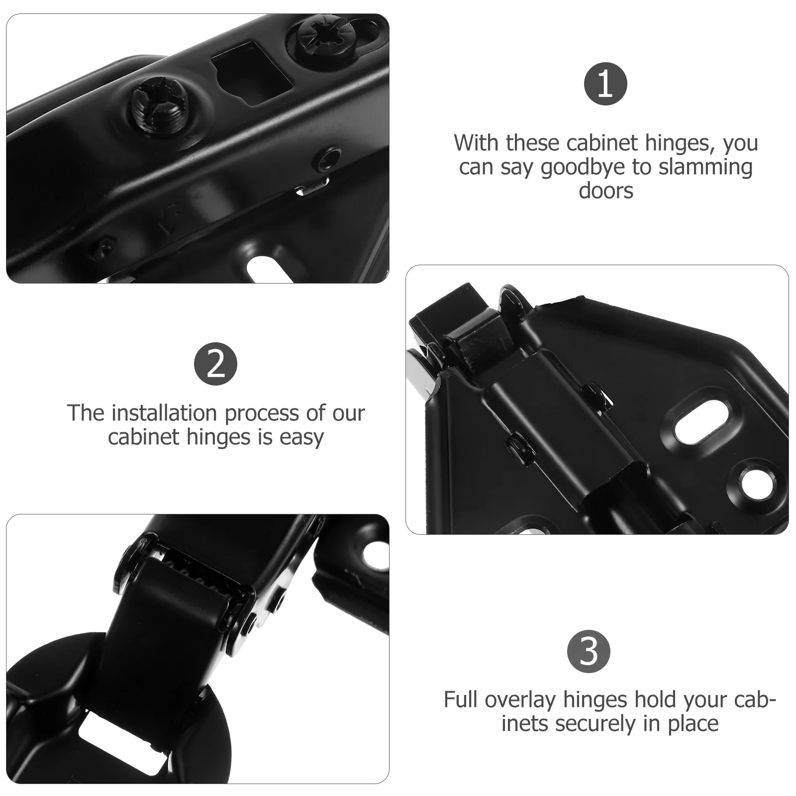 2Pcs Cabinet Hinges Stainless Steel Damping Corner Kitchen Cupboard Hardware Self Closing Pivot Glass Door Replacement
2Pcs Cabinet Hinges Stainless Steel Damping Corner Kitchen Cupboard Hardware Self Closing Pivot Glass Door Replacement