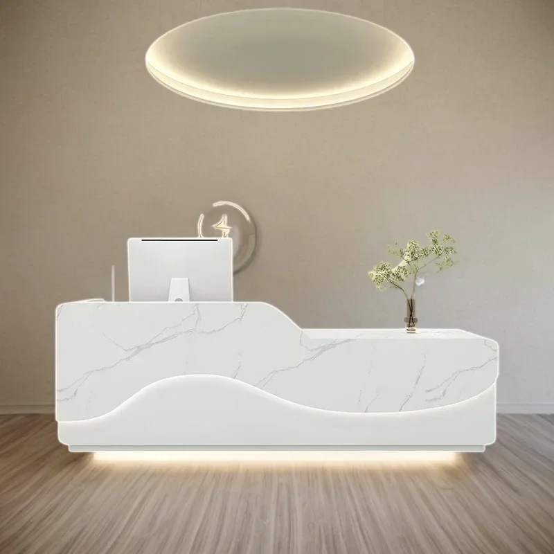 Hairdressing Counter Supermarket Table Luxurious Office Desk Entrances Reception Tables Reseption Administrator Stand Furniture
Hairdressing Counter Supermarket Table Luxurious Office Desk Entrances Reception Tables Reseption Administrator Stand Furniture