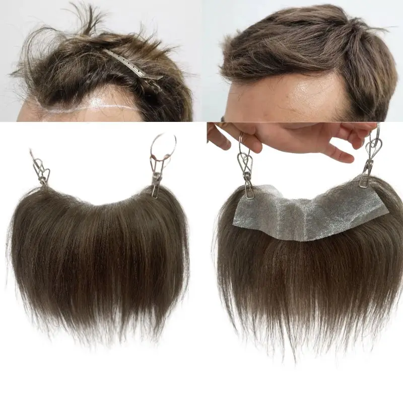 Pwigs V Loop Фронтальный парик Hairline 4 Коричневый цвет 6 дюймов Мужской парик Человеческие волосы Тонкая кожа PU Мужской капиллярный протез
Pwigs V Loop Фронтальный парик Hairline 4 Коричневый цвет 6 дюймов Мужской парик Человеческие волосы Тонкая кожа PU Мужской капиллярный протез