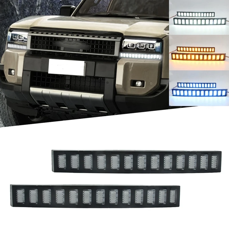 Светодиодные дневные ходовые огни для Toyota Prado LC250 Land Cruiser 250, автомобильные аксессуары
Светодиодные дневные ходовые огни для Toyota Prado LC250 Land Cruiser 250, автомобильные аксессуары