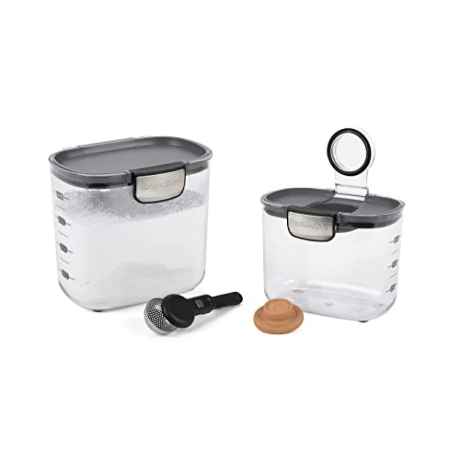 Progressive International ProKeeper+ Clear Plastic Airtight Food Baker's Kitchen Storage Organization Container Canister Set wi
Progressive International ProKeeper+ Clear Plastic Airtight Food Baker's Kitchen Storage Organization Container Canister Set wi