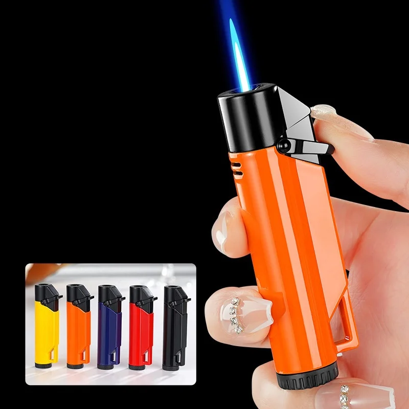All-Metal Windproof Swing Arm Torch Lighter, Refillable Butane Jet Flame, Portable Durable Cigar Ignition Tool for Smokers
All-Metal Windproof Swing Arm Torch Lighter, Refillable Butane Jet Flame, Portable Durable Cigar Ignition Tool for Smokers