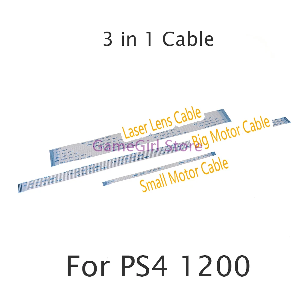 50pcs Drive Laser Lens Flex Ribbon Cable For Playstation 4 PS4 1200 Big Motor Small Motor Cable Replacement Kits
50pcs Drive Laser Lens Flex Ribbon Cable For Playstation 4 PS4 1200 Big Motor Small Motor Cable Replacement Kits