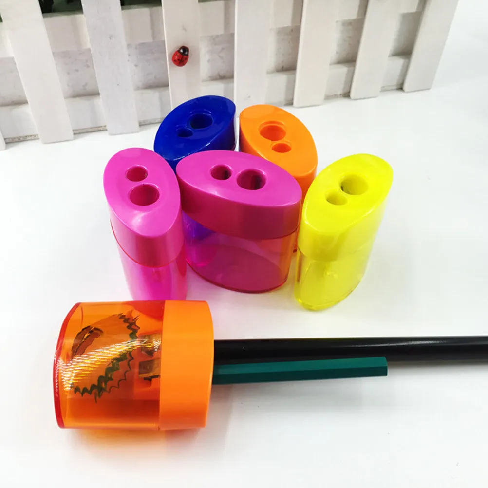 12Pcs Pencil Sharpener with Trash Container Two Hole Design Creative School Office Stationery Gift for Birthday
12Pcs Pencil Sharpener with Trash Container Two Hole Design Creative School Office Stationery Gift for Birthday