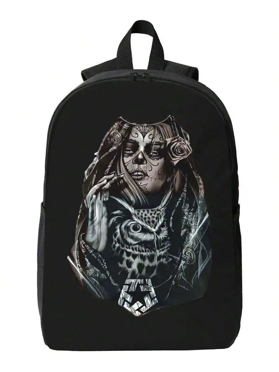 Stylish Gothic Skull Owl Print Backpack For Adults Waterproof Casual Daily Travel Bag
Stylish Gothic Skull Owl Print Backpack For Adults Waterproof Casual Daily Travel Bag