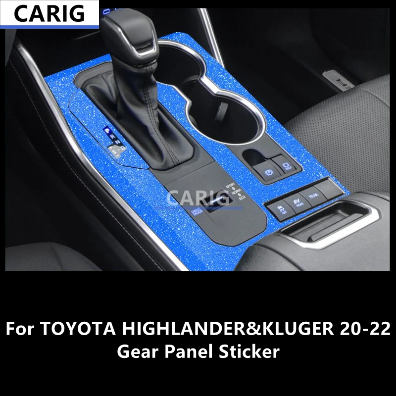 For TOYOTA HIGHLANDER&KLUGER 20-22 Gear Panel Sticker Modified Carbon Fiber Interior Car Film Accessories Modification
For TOYOTA HIGHLANDER&KLUGER 20-22 Gear Panel Sticker Modified Carbon Fiber Interior Car Film Accessories Modification