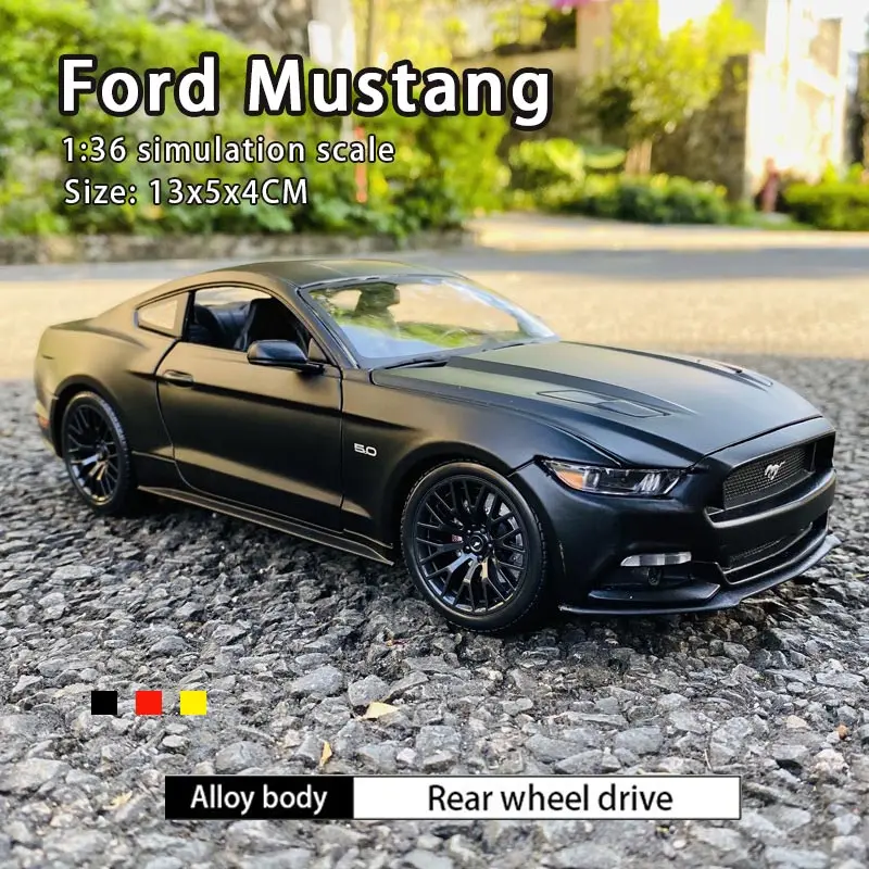 1/36 Ford Mustang 13CM Sports Car Alloy Model Pull Back Car Decoration Children's Toys Boy Birthday Gift
1/36 Ford Mustang 13CM Sports Car Alloy Model Pull Back Car Decoration Children's Toys Boy Birthday Gift