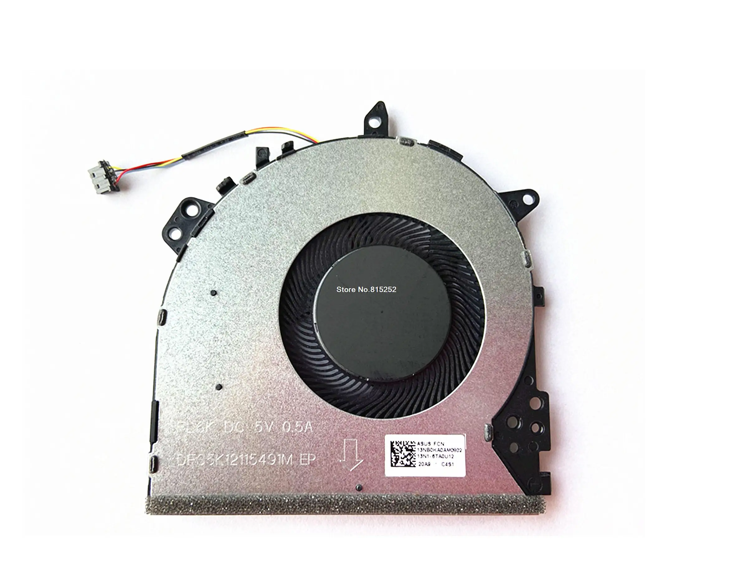 Laptop CPU FAN For ASUS 13NB0KA0AM0811 NS85C05-18L30 DFS5K12115491M-FL6K DC5V 0.5A
Laptop CPU FAN For ASUS 13NB0KA0AM0811 NS85C05-18L30 DFS5K12115491M-FL6K DC5V 0.5A