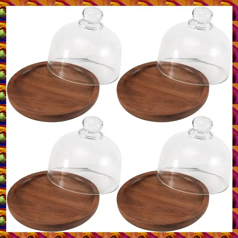 BTCL Multifunctional Mini Dessert Serving Stand Acacia Cake Dish With Dome Lid Platter Cake Plate For Home Hotels(4Pcs)
BTCL Multifunctional Mini Dessert Serving Stand Acacia Cake Dish With Dome Lid Platter Cake Plate For Home Hotels(4Pcs)