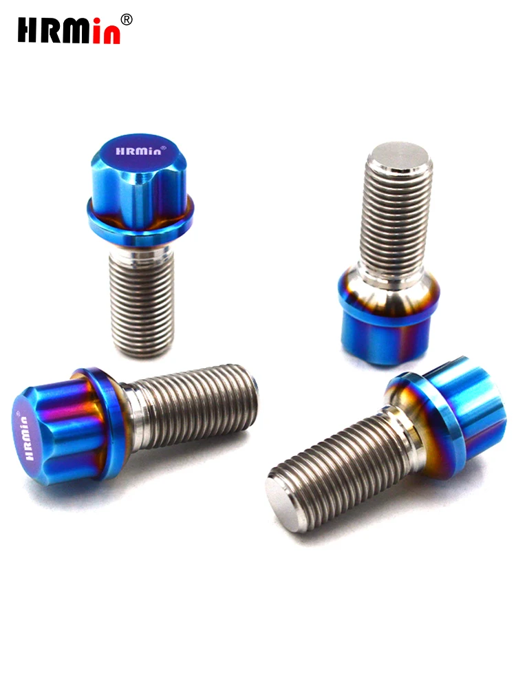 HRmin Anti-Theft R13 Spherical Seat Gr.5 Titanium Automobile Vehicle Car Wheel Bolt for European Cars M14x1.5mm
HRmin Anti-Theft R13 Spherical Seat Gr.5 Titanium Automobile Vehicle Car Wheel Bolt for European Cars M14x1.5mm