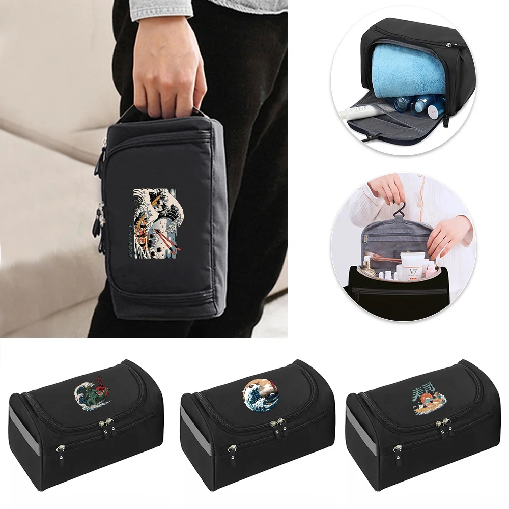 Men Cosmetic Organizer Bags Functional Hanging Zipper Makeup Case Storage Pouch Toiletry Wave Series Make Up Wash Bag Handbag
Men Cosmetic Organizer Bags Functional Hanging Zipper Makeup Case Storage Pouch Toiletry Wave Series Make Up Wash Bag Handbag
