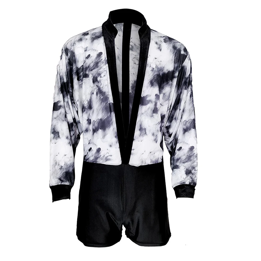 Men's Professional Latin Dance Shirt Tie Dye Print Long Sleeve Ballroom TopsTango Rumba Competition Leotard Costume
Men's Professional Latin Dance Shirt Tie Dye Print Long Sleeve Ballroom TopsTango Rumba Competition Leotard Costume