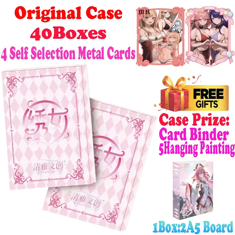 2025 Lastest A5 Size Embroidered Girl Goddess Waifu Card Board No Duplicate Master Set Ganyu Furina Keqing Artboard
2025 Lastest A5 Size Embroidered Girl Goddess Waifu Card Board No Duplicate Master Set Ganyu Furina Keqing Artboard