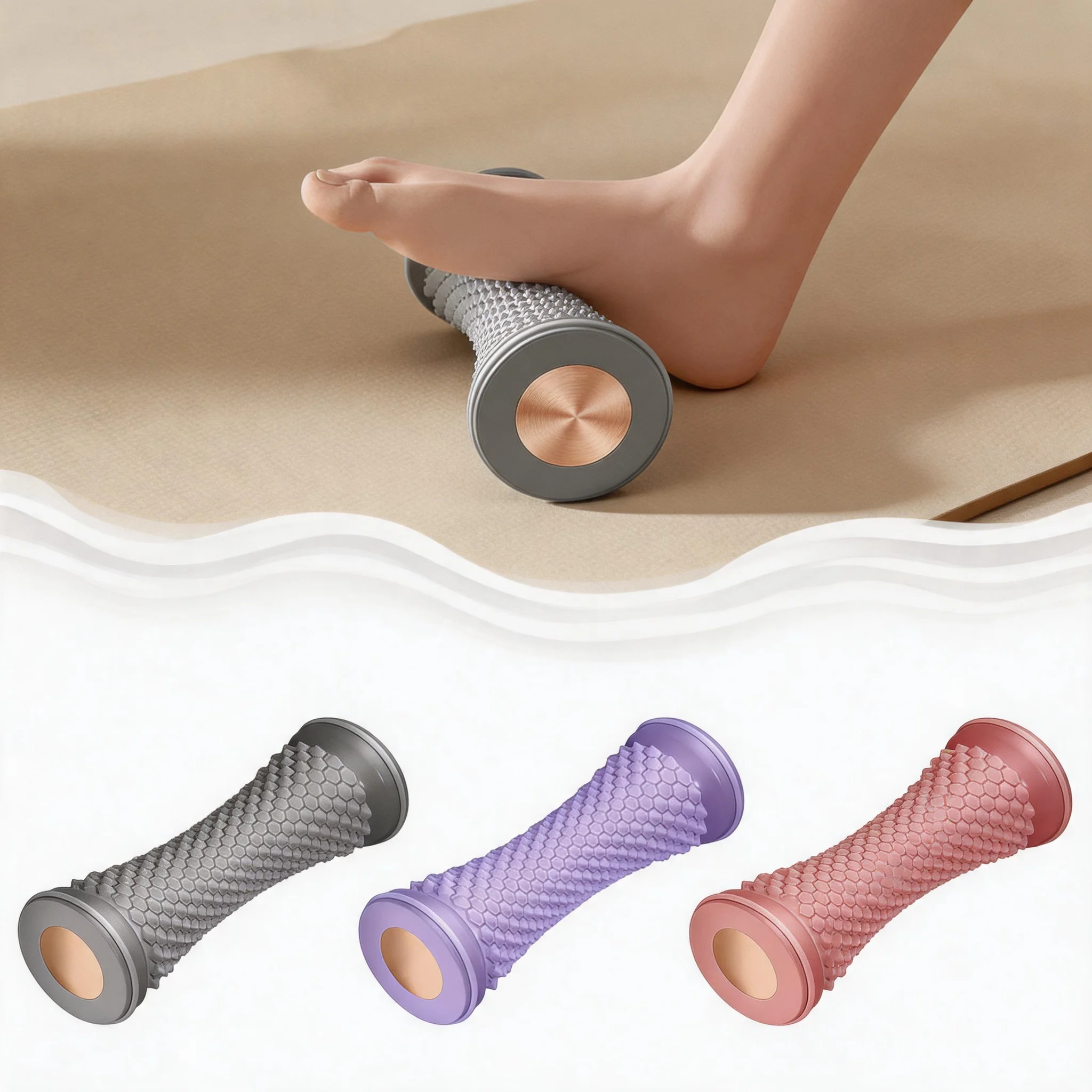 Easy to Use Trigger Point Plastic Foot Massage Roller Yoga Massage Ball Plantar Fascia Roller Muscle Relaxation Manual Massager
Easy to Use Trigger Point Plastic Foot Massage Roller Yoga Massage Ball Plantar Fascia Roller Muscle Relaxation Manual Massager