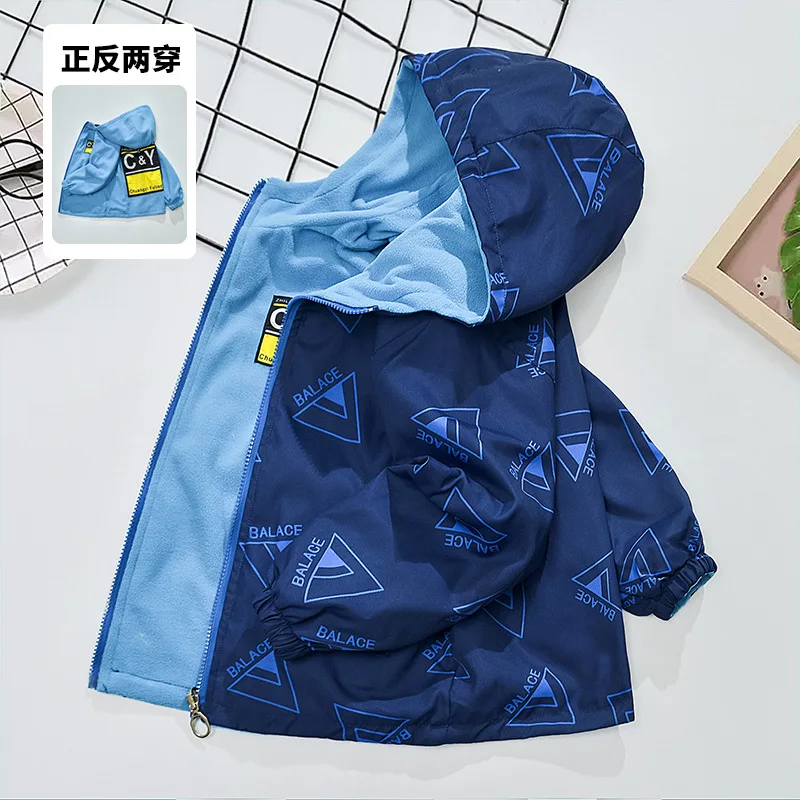 Boys' autumn coat with fleece 2025 new style middle and large children's autumn trench coat double-sided fleece windbreaker
Boys' autumn coat with fleece 2025 new style middle and large children's autumn trench coat double-sided fleece windbreaker