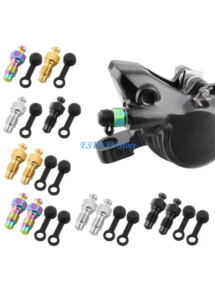 G6DE Motorcycle Brake Caliper Bleed Screw With Rubber Caps Bleeding Bleed Nipple Screw Bicycles Disc Brake Bleed Screw
G6DE Motorcycle Brake Caliper Bleed Screw With Rubber Caps Bleeding Bleed Nipple Screw Bicycles Disc Brake Bleed Screw