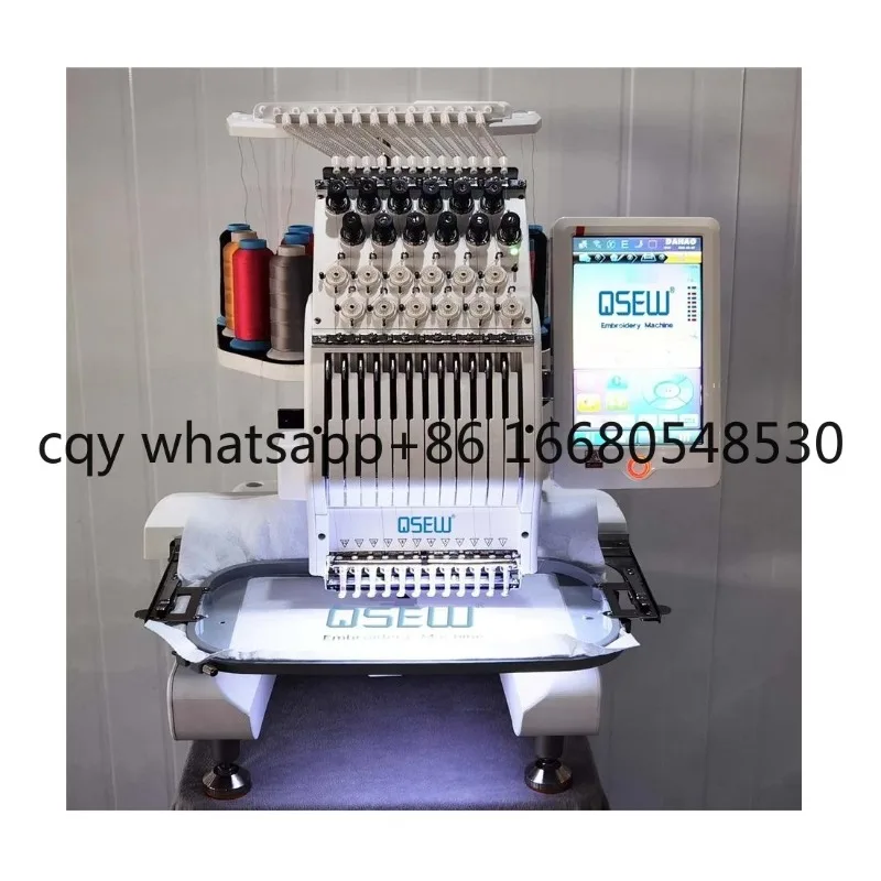 QS-1201S Single Head Computerized Cap Hat Embroidery Machine Computer for T Shirt logo Label Embroidery Machine
QS-1201S Single Head Computerized Cap Hat Embroidery Machine Computer for T Shirt logo Label Embroidery Machine