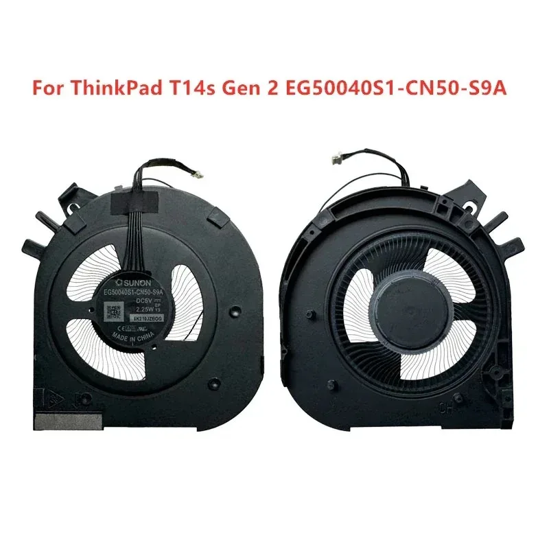 Brand original new laptop CPU GPU Cooling fans for Lenovo ThinkPad t14s Gen 2 EG50040S1-CN50-S9A
Brand original new laptop CPU GPU Cooling fans for Lenovo ThinkPad t14s Gen 2 EG50040S1-CN50-S9A