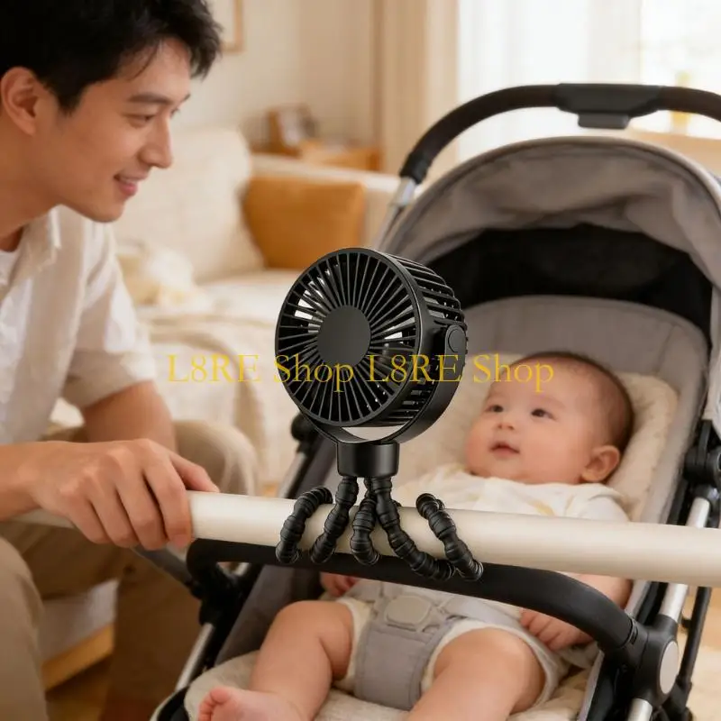 L8RE Portable Desktop Fan With Changeable Stands And Low Noise Operation For Infant Use
L8RE Portable Desktop Fan With Changeable Stands And Low Noise Operation For Infant Use