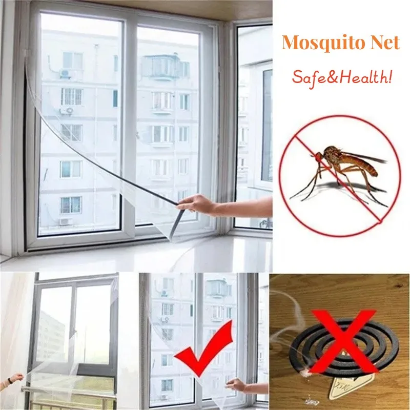 Anti-Mosquito Polyester Door Window Screens Curtain Self-adhesive Against Mosquito Net Mesh For Kitchen Window Home Protector
Anti-Mosquito Polyester Door Window Screens Curtain Self-adhesive Against Mosquito Net Mesh For Kitchen Window Home Protector