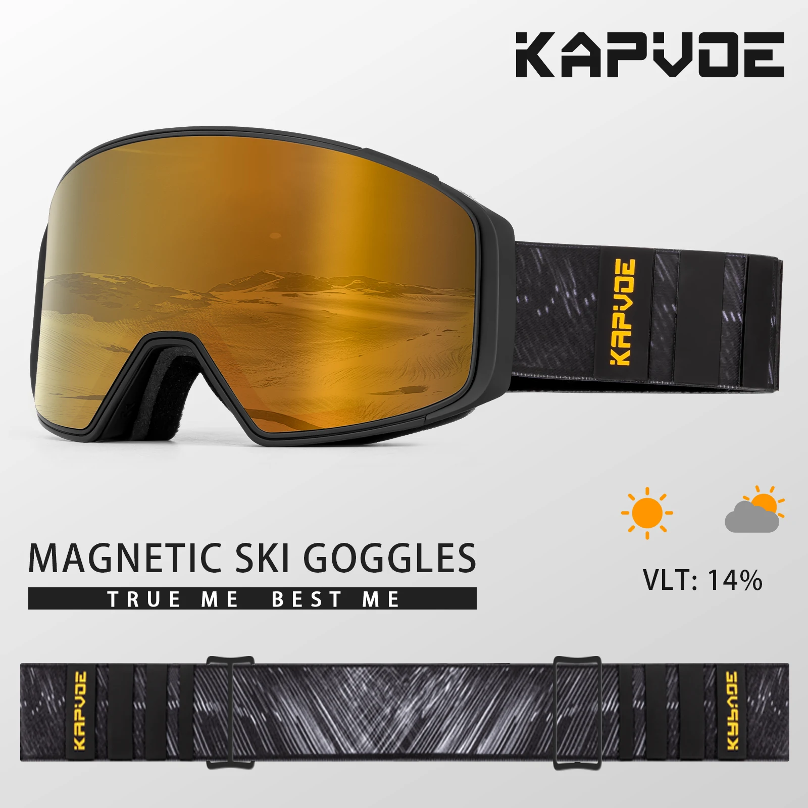 KAPVOE Magnetic Ski Goggles Snow Glasses Men UV400 Anti-fog Skiing Eyewear Snowmobile Outdoor Skiing Winter Sports Accessories
KAPVOE Magnetic Ski Goggles Snow Glasses Men UV400 Anti-fog Skiing Eyewear Snowmobile Outdoor Skiing Winter Sports Accessories