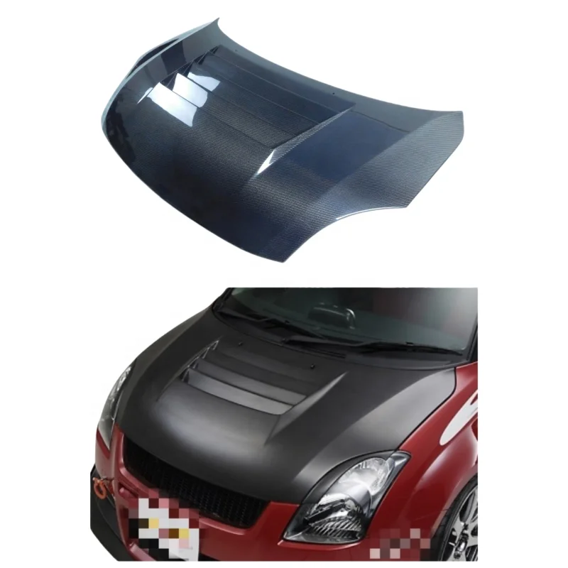 Carbon Fiber Car Engine Cover Auto Hood for Suzuki Swift ZC31 Swift Sport 2005-2012 Aerodynamic Auto Body Kits
Carbon Fiber Car Engine Cover Auto Hood for Suzuki Swift ZC31 Swift Sport 2005-2012 Aerodynamic Auto Body Kits