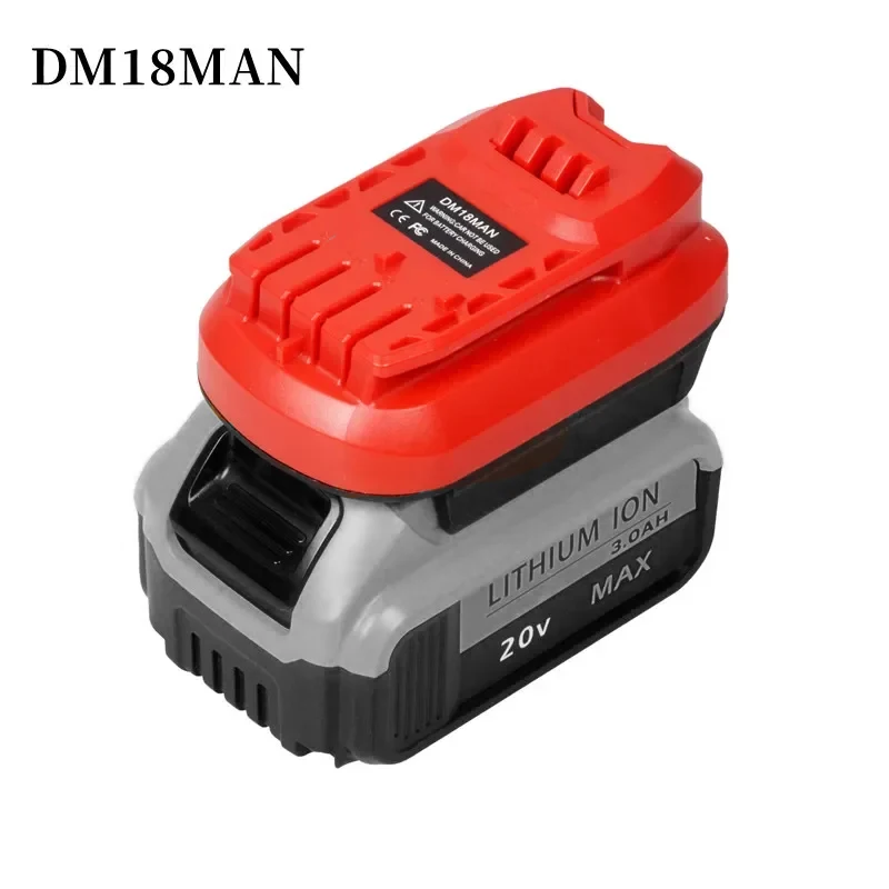 Battery Adapter For Craftsman 20V Cordless Tools,DM18MAN Adaptor For DeWalt 20V/MilWaukee 18V Li-On Battery Convert
Battery Adapter For Craftsman 20V Cordless Tools,DM18MAN Adaptor For DeWalt 20V/MilWaukee 18V Li-On Battery Convert