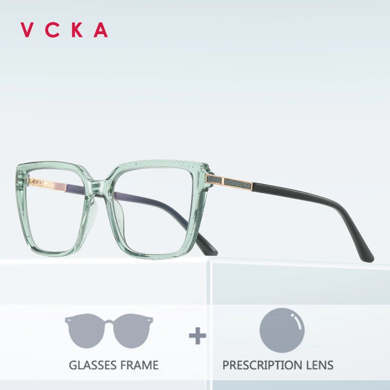 VCKA оптические очки в оправе с защитой от синего света, плоские линзы, женские очки по рецепту, очки по индивидуальному заказу, очки для близорукости и пресбиопии
VCKA оптические очки в оправе с защитой от синего света, плоские линзы, женские очки по рецепту, очки по индивидуальному заказу, очки для близорукости и пресбиопии