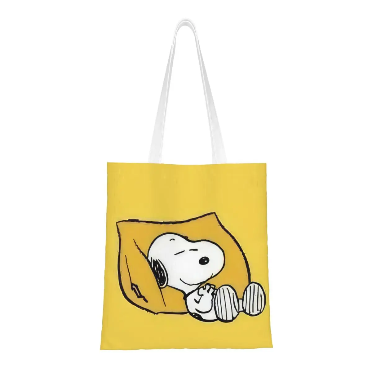 Пользовательский мультяшный Snoopy Woodstock анимационная продуктовая Сумка-тоут для покупок Женская Холщовая Сумка для покупок с собакой из аниме сумка через плечо
Пользовательский мультяшный Snoopy Woodstock анимационная продуктовая Сумка-тоут для покупок Женская Холщовая Сумка для покупок с собакой из аниме сумка через плечо